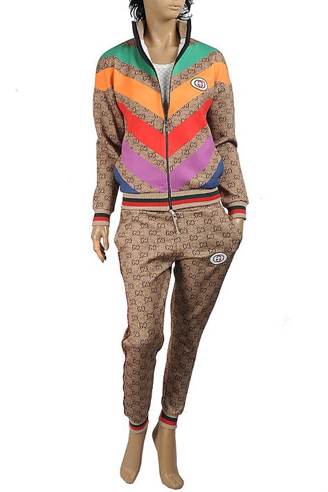 gucci tracksuit for ladies|Gucci jogging suit women.